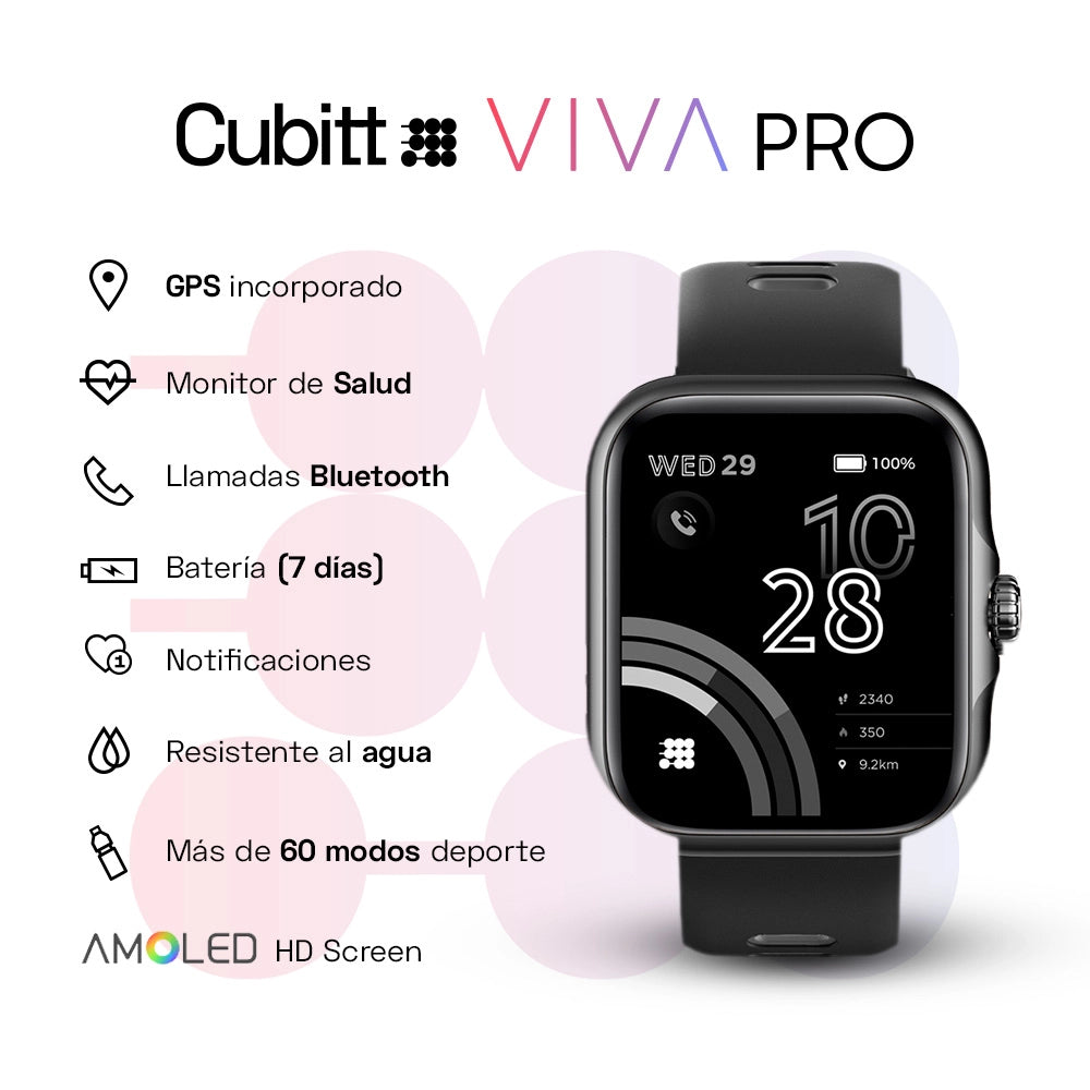RELOJ CUBITT - VIVA Pro - Cubitt Colombia