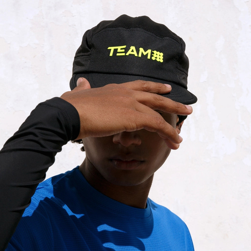 Running Caps Cubitt #color_Neon Black