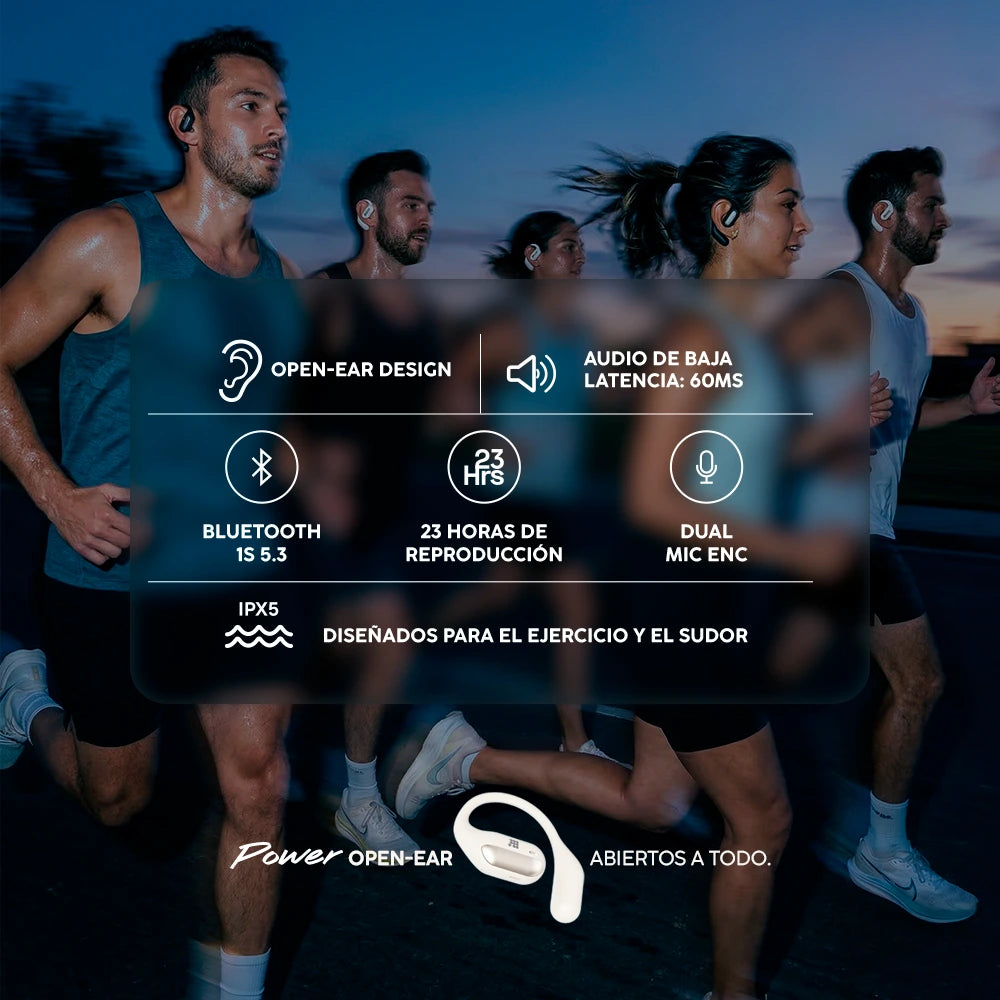 Cubitt Power Open-Ear Earbuds #color_Light Sand