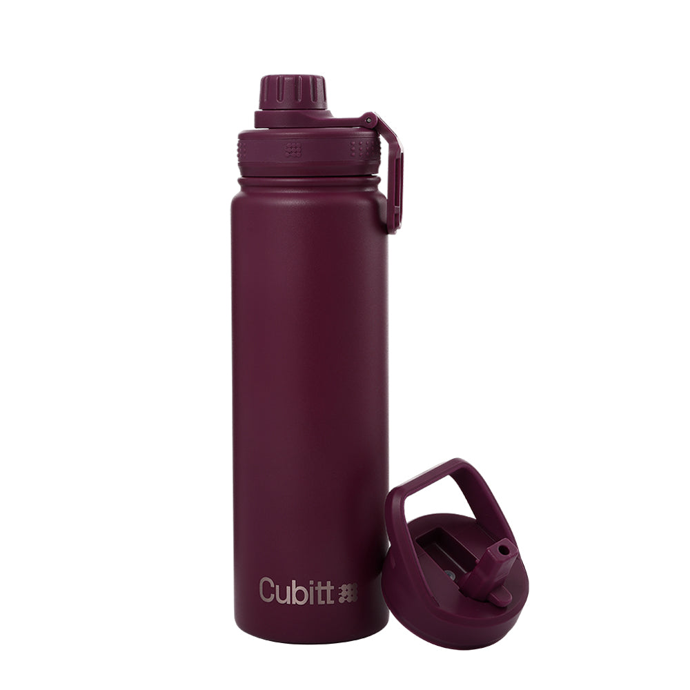 Termo Cubitt Hydro Bottle #color_Deep Burgundy
